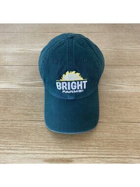 Farmer Hat Bright Farms Baseball Cap Adjustable Strap Back Richardson Size M/L
